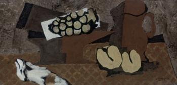 Georges Braque : Still life with brown jug